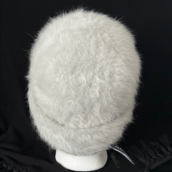 MAKE OFFER Pre-Owned Pankhurst Angora Long Hair Rabbit Fur Spring Hat Very Clean - Picture 2 of 8